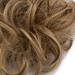 Natural #12H24 Light Brown & Ash Blonde Hair Tie Bun Extensions - Elastic Band Updo Hairpiece for Effortless Style - Buy Online on GoSupps.com