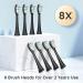 Mornwell T38 Sonic Electric Toothbrush with 8 Brush Heads | 4 Modes | Rechargeable & Waterproof | for Adults and Teens - Buy Online on GoSupps.com