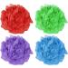 8 Pack Assorted Multicoloured Heavy XL 75g Body Puff Pouf Bath Shower Exfoliator Sponge Balls. - Buy Online on GoSupps.com