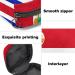 Portable Costa Rica Flag Bandage Storage Bag | Menstrual Cup Pocket with Zipper for Teenagers & Women - Buy Online on GoSupps.com