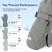 BQA Kids Ski Mittens - Toddler Winter Snow Mittens with Thinsulate Insulation - Waterproof Mittens with String for Boys Girls (Gray, 2-4Y) - Buy Online on GoSupps.com