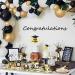 72pcs Graduation Cupcake Toppers 2024 Cake Topper Decorations Black and Gold Class of 2024 Congrats Grad Theme Party Supplies Graduate Party Cake Picks - Buy Online on GoSupps.com