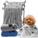 LLMSix 2 pieces of dog towel dog towel Extra absorbent large microfiber dog bemper duct soft and quickly drying pet towels for small large dogs and cats (140 * 70cm)