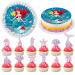13 pieces of mermaid cake rapers 20cm mermaid tortendendeco edible with mermaid cupcake topers mermaid cake decoration mermaid cake uphill photo cake rifle girls