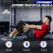 Bear Grips Knee Wraps - Heavy Duty Compression Support for Squats Weightlifting & Powerlifting - Knee Brace for Home Gym Workout (Solid Black - Buy Online on GoSupps.com