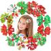 Sibba Hair Bows 3 Inch Toddler Red Green Alloy Clips 12 Pieces Braid Barrettes Ponytail Alligator Headwear Headpiece Lolita Halloween Christmas Easter Party Easter Party Accessories For Girls Christmas Pattern - Buy Online on GoSupps.com