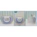 Brillabenny Customizable Light Blue Silicone Pacifier for Babies (0-6 Months) - Me and Dad Gift Pair - Buy Online on GoSupps.com