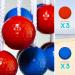 Franklin Sports Replacement Ladderball Bolas - Red/Blue (Set of 6) - Buy Online on GoSupps.com
