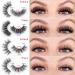 IFLOVEDEKD 7 Styles False Eyelashes - Natural Look 3D Fake Lashes 7 Pairs Pack - Handmade & Reusable - Soft & Fluffy Dramatic Long Lashes - MIX - Buy Online on GoSupps.com