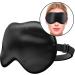 liebesfreunde 100% Real Silk Eye Mask - Comfortable Sleep Mask for Men & Women - Soft Blindfold in Black - Buy Online on GoSupps.com