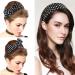 2 Pieces Women s Chiffon Head Wrap - Polka Dot & Paisley Elastic Stretch Headbands for Girls & Ladies - Stylish Hair Accessories - Buy Online on GoSupps.com