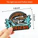 Fishing Patches - Embroidered Iron-On Patches for Backpacks and Hats - Great Emblem for Fisherman and Anglers - D-Fishing Patches - Buy Online on GoSupps.com