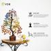 PYOR Crystal Tree for Positive Energy - 7 Chakra Pyramid - Healing Crystals and Stones - Feng Shui Home Decor - Buy Online on GoSupps.com