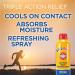 Gold Bond No Mess Body Powder Spray 7 oz. - Fresh Scent With Aloe | Fast and Easy Application - Buy Online on GoSupps.com