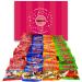 Sweetie Tooth's Premium 60 Bag Haribo Hamper Gift Box - Tangfastics Starmix Supermix & Strawbs - Gift box for Christmas Valentines Birthday Easter Kids Thank You Congratulations and More