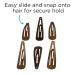 Goody Colour Collection Contour Hair Clips Brunette 6 Count - Pack of 3 - Buy Online on GoSupps.com