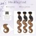 Body Wave Brazilian Hair Bundles 7A Virgin Human Hair Extensions 18 #1BT27 Natural Black Ombre Dark Blonde - Buy Online on GoSupps.com