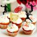 24 Basketball Theme Cupcake Picks - Sports Party Decorations & Accessories for Kids' Birthday Cakes - Buy Online on GoSupps.com