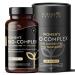 Premium organic cultures complex vegan for women - 120 capsules (4 months stock) - 5 active Lactobacillus bacterial strains especially for women - 5 billion KBE - Made by Nutravita