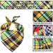 Dog Bandanas Bulk 30 PCS Segarty Triangle Dog Scarves Dog Kerchiefs Plaid Cloth Bandanas for Medium Large Dogs Small Girl Boy Puppies Adjustable & Washable Pet Scarf Fall Handkerchiefs Bibs 30x_classic Plaid - Buy Online on GoSupps.com