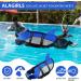 Alagirls Dog Life Jacket | Premium Dog Lifesaver Vest with Rescue Handle | Blue XXL (74-84cm) for Small Medium & Large Dogs - Buy Online on GoSupps.com