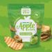 Organic Green Apple Chips - Gourmet Nut Simple Slices Made from USA Grown Apples - No Added Sugar - 3.5oz Bags - Pack of 3 - Buy Online on GoSupps.com
