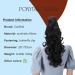 CAISHA 50 cm Hair Braid with Butterfly Clamp - Voluminous Wavy Chocolate Brown Ponytail Extension #4 H61 - Perfect for Effortless Style - Buy Online on GoSupps.com