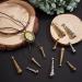 PandaHall 28pcs Bolo Tie Tips Replacement End Caps - 4 Style Alloy Long Bolo Cap Buckle Fashion Findings for DIY Crafts - 4mm/5.5mm Inner Diameter - Buy Online on GoSupps.com
