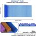 3 Pieces African Bath Sponge African Net Long Net Bath Sponge Exfoliating Shower Body Scrubber Back Scrubber Skin Smoother Great for Daily Use (Brown Blue Purple) - Buy Online on GoSupps.com
