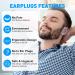 Soft Silicone Reusable Ear Plugs for Sleeping and Noise Reduction - Blue - Buy Online on GoSupps.com