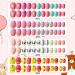 Kalolary 4 Boxes Children's Fingernails | Panda Bunny Pattern Press-On Nails Set with Glue - Perfect Gift for Girls - Buy Online on GoSupps.com