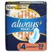 Always Maxi Feminine Pads For Women, Size 4 Overnight Absorbency, With Wings, Unscented, 33 Count 33 Count (Pack of 1) 33 count