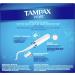 Tampax Pearl Tampons Regular Absorbency 100 Count, BPA-Free Plastic Applicator, LeakGuard Braid, Unscented - Pack of 2 - Buy Online on GoSupps.com