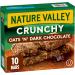 Nature Valley Sweet & Salty Dark Chocolate Nut Granola Bars 15 Count & Crunchy Granola Bar Oats and Dark Chocolate 210g - Buy Online on GoSupps.com