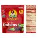 Sun-Maid California Raisins 64oz - 2 Packs of 32oz Resealable Bags - Buy Online on GoSupps.com