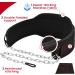 RDX DIP Belt 6 | Professional Weight Lifting Girdle with Chain & Carabiner for Men & Women | Ideal for Pull-Ups Dips & Strength Training | Black - Buy Online on GoSupps.com