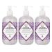 Nubian Heritage Hand Wash To Cleanse & Nourish Lavender & Wildflowers Nourishing Hand Soap 12.3 oz 3 Count