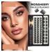 Shop Thick Natural 16mm False Eyelashes - Reusable Single Cluster Segmented Styles | International Shipping Available - Buy Online on GoSupps.com