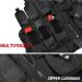 YAKEDA Tactical Vest Outdoor Ultra-Light Breathable Training Vest Adjustable for Adults Black - Buy Online on GoSupps.com