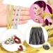 Silver and Gold Elastic Bands 1/4 Inch by 20 Yard for Sewing and Crafting - Buy Online on GoSupps.com