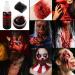 DE'LANCI Fake Blood Spray Splatter & Fake Scabs Gel Kit - Halloween Makeup for Vampire, Zombie & SFX Wound - Buy Online on GoSupps.com