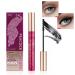 Lily Beauty 4D Silk Fiber Peacock Mascara Natural Thickening Long Lasting Mascara Waterproof Smudge Proof Quick Setting Lash Mascara No Clumping Keep All Day