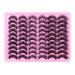 False Eyelashes 30 Pairs Of False Eyelashes Multi-layer Thick Eyelashes Daily False Eyelashes Reusable for Different Eye Makeup (Color : A Taille unique : 003)
