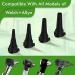Reusable Diagnostic Otoscope Specula Set (2.5mm 3mm 4mm 5mm) - Compatible with Welch Allyn | International Shipping Available - Buy Online on GoSupps.com
