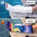 Starry Night Print Washable Leg Cast Cover | Adjustable Knee Cast Sock for Men & Women | Breathable Foot Cast Protector Sleeve - Buy Online on GoSupps.com