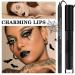 Buy Black Matte Lipstick & Lip Liner Set - Waterproof Long Lasting Full Coverage for Goth & Halloween Looks - International Shipping Available - Buy Online on GoSupps.com