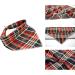 Lionheart Glory Dog Haller Cotton Christmas Scarf | Washable Adjustable Neckerchief for Large Dogs | Checkered Plaid Pet Accessory - Buy Online on GoSupps.com