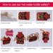 Durable 2L Hot Water Bottle with Reindeer Knitted Cover | Safe & Cozy Christmas Gift | 33x20cm - Buy Online on GoSupps.com