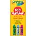 Crayola Shaped Antibacterial Kids Bandages 100 CT - Fun Bandages for Minor Cuts, Scrapes & Burns | Perfect for Birthdays, Parties & Stocking Stuffers - Buy Online on GoSupps.com
