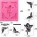 Funshowcase Angel Tag Frame Corner Silicone Mold - Ideal for Cake Decoration and Crafting Projects - Buy Online on GoSupps.com